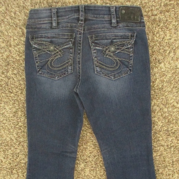 Silver Jeans Women's 30 Dark Wash Suki Surplus Bootcut Denim - Picture 4 of 11